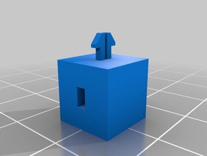 snap fit peg test altri snapfit 3d print model - Mito3D
