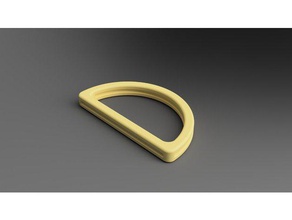 d-ring borse accessori autodesk fusion 360 borsa clip fusion360 3d print model - Mito3D