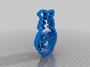 ksp jebediah cookie-cutter 3d drucken kerbal space progam program 3d print model - Mito3D