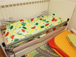 güvenlik bariyer tabakasına sahiptir çocuklar yatağa ev 3d print model - Mito3D