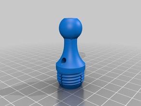 Gelenkige Verbindung Kabel-Kanal hobby ball-Verbindung ball joint Anschluss 3d print model - Mito3D