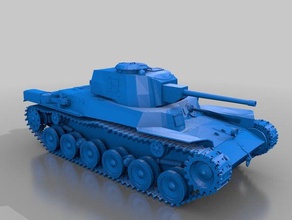 t97 tank models ww2 3d print model - Mito3D
