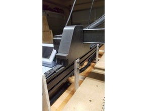 x-carve Beförderung Staub erstreckt Bürsten Teile 3d print model - Mito3D
