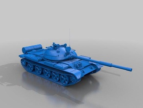 t62 tank models world tanks ww2 3d print model - Mito3D