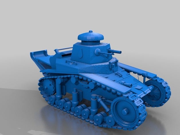 t18 tank modelleri II 2 Dünya Savaşı Alman tankı silah 3D print model - Mito3D