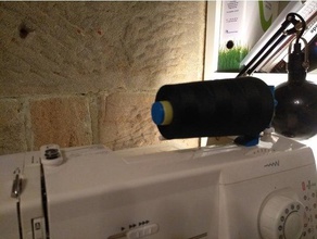 janome overlock spool adattatore hobby il fai da te la cucitura macchina cucire thread 3d print model - Mito3D