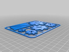 tree card remix puzzles christmas trees xmas ornaments 3d print model - Mito3D