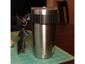 yeti 20 oz batman handle kitchen & dining 3d print model - Mito3D