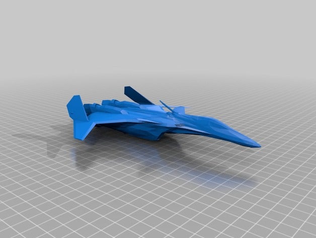 vf-31 siegfried-Typ Fahrzeuge delta macross 3D print model - Mito3D