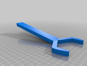 Schraubenschlüssel aquarium bulk-Kopf-Glas-Löcher hand tools 3d print model - Mito3D