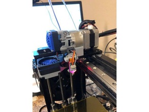 m2 v4 extruder mod 3d printer extruders bltouch mount makergear 3d print model - Mito3D