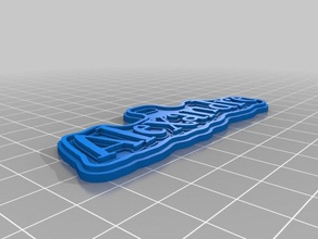 gift tag alexandre signs logos customized 3d print model - Mito3D