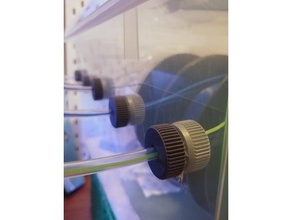 dry box-filament-passthrough 3d drucken filament-guide 3d print model - Mito3D