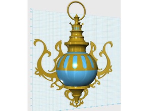 rwby Artefakt wissen Requisiten Lampe millhouse 5 roosterteeth Hahn Zähne 3d print model - Mito3D