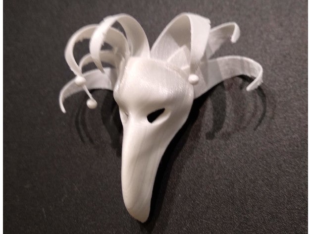 maschera veneziana costume 3D print model - Mito3D