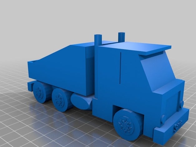 santa kamyon 3d baskı 3D print model - Mito3D