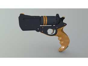 geind el-522 cosplay arma revolver l'arma 3d print model - Mito3D