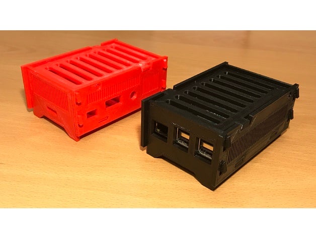 modulare raspberry pi sleevecase 23 Modell bb+ computer pi-3 case 3D print model - Mito3D