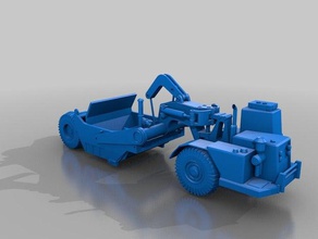 Schaber Modelle Bagger rc-Bagger trax 3d print model - Mito3D