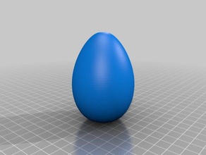 egg food drink chicken easter easy print no support 3d print model - Mito3D