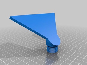 Duschkopf Wasserfall Bad thread 3d print model - Mito3D