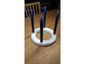 christmas candle stand holder decorations decoration 3d print model - Mito3D