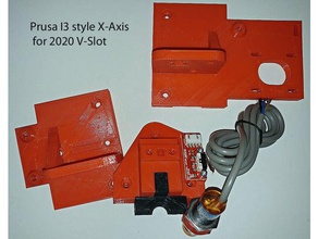 x-Achse 2020 v-Nut 3d-Drucker Teile der extrusion prusa i3 vslot x-Schlitten 3d print model - Mito3D
