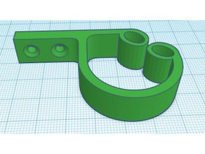 masa altında kablo yöneticisi tutun v3 2 tasarım organizasyon klipsi tutucu yönetimi düzenleyici 3d print model - Mito3D