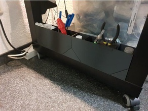 space saving tool boxes ikea lack 3d printer accessories 3d print model - Mito3D