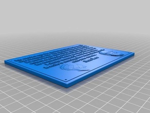 stan lee placca i segni loghi personalizzato preventivo preventivi 3d print model - Mito3D