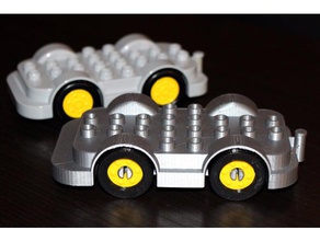 truck wheel duplo compatible toy game accessories 3d print model - Mito3D