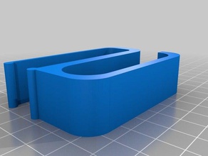 my customized cable holder 2 18 mm desk organization 3d print model - Mito3D