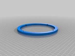 mi personalizados altavoz anillo espaciador del generador automotriz 3d print model - Mito3D
