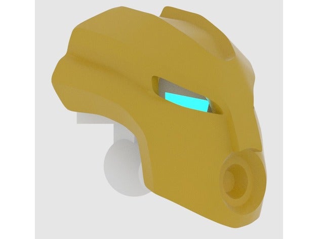 harika bir maske füzyon inşaat oyuncaklar bionicle kanohi lego uyumlu 3D print model - Mito3D