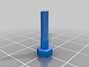 3mm bolt ho stationary test track parts customized 3d print model - Mito3D