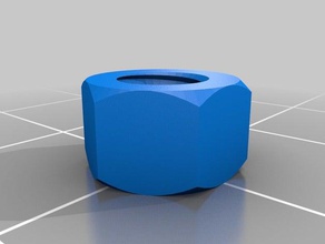 m5 nut 3largehexdiameter parts customized 3d print model - Mito3D