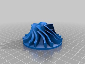 easyprint rotor modifed have 5mm 4mm shaft hole other 3d print model - Mito3D