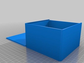 il mio personalizzato parametrico casella di coperchio scorrevole strumento i titolari scatole 3d print model - Mito3D
