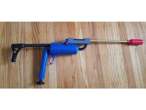 égoutter blaster mousse dart fusil les jouets jeux nerf sniper 3d print model - Mito3D