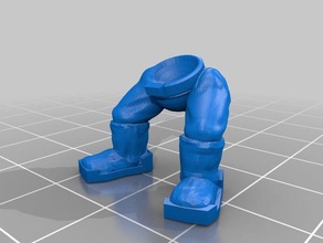ork boy legs games 40k workshop warhammer40k warhammer 3d print model - Mito3D