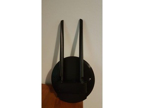 wifi antenna mount office 3d print model - Mito3D