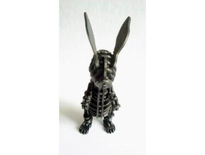easter bunny puzzle other 3d print model - Mito3D