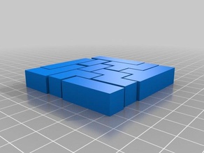 quebra cabeca cubo bulmaca özelleştirilmiş 3d print model - Mito3D
