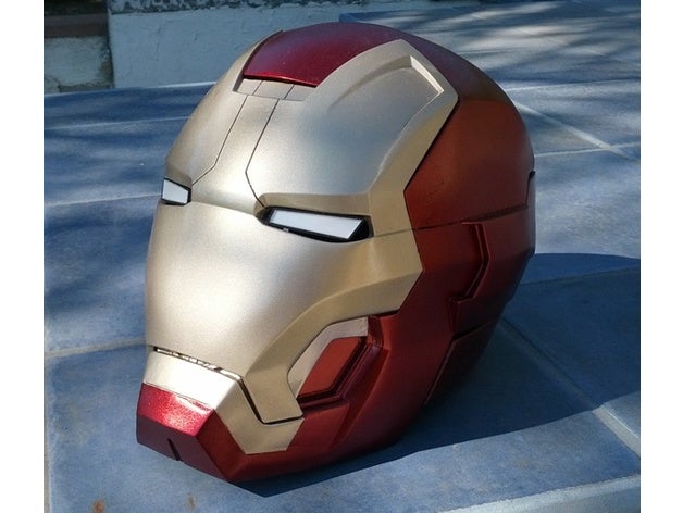 iron man mk42 casque 3d l'impression 3D print model - Mito3D