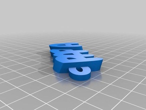 papa Schlüsselanhänger angepasst 3d print model - Mito3D