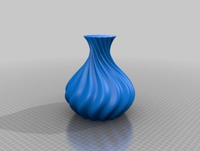 my customized vase bowl openscad generator v1 decor 3d print model - Mito3D