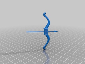 rubber band bow toys games 3d print model - Mito3D