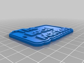alfonzo words 3d printing keychain keychains customized 3d print model - Mito3D