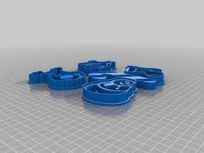 espectacular robo de turing 3d la impresión cookie cortador galletas muñeco nieve 3d print model - Mito3D