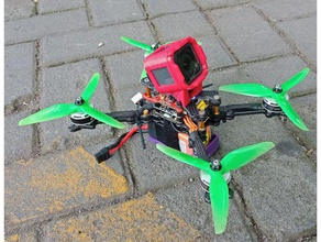 bourke gopro Sitzung Fall - Spielzeug Spiel Zubehör Drohne fpv racing mount rajawali rajawalifpv 3d print model - Mito3D